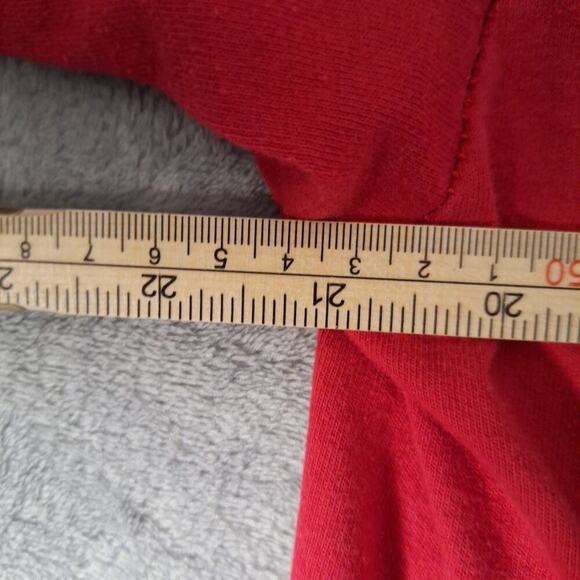 Menards Contractor Wisconsin Chain Construction T-Shirt Size XL Red Cotton - Picture 5 of 6